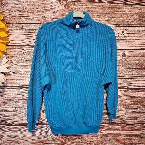 Givenchy Active sweater Woman's large teal long sleeve Pre-owned - Picture 1 of 4